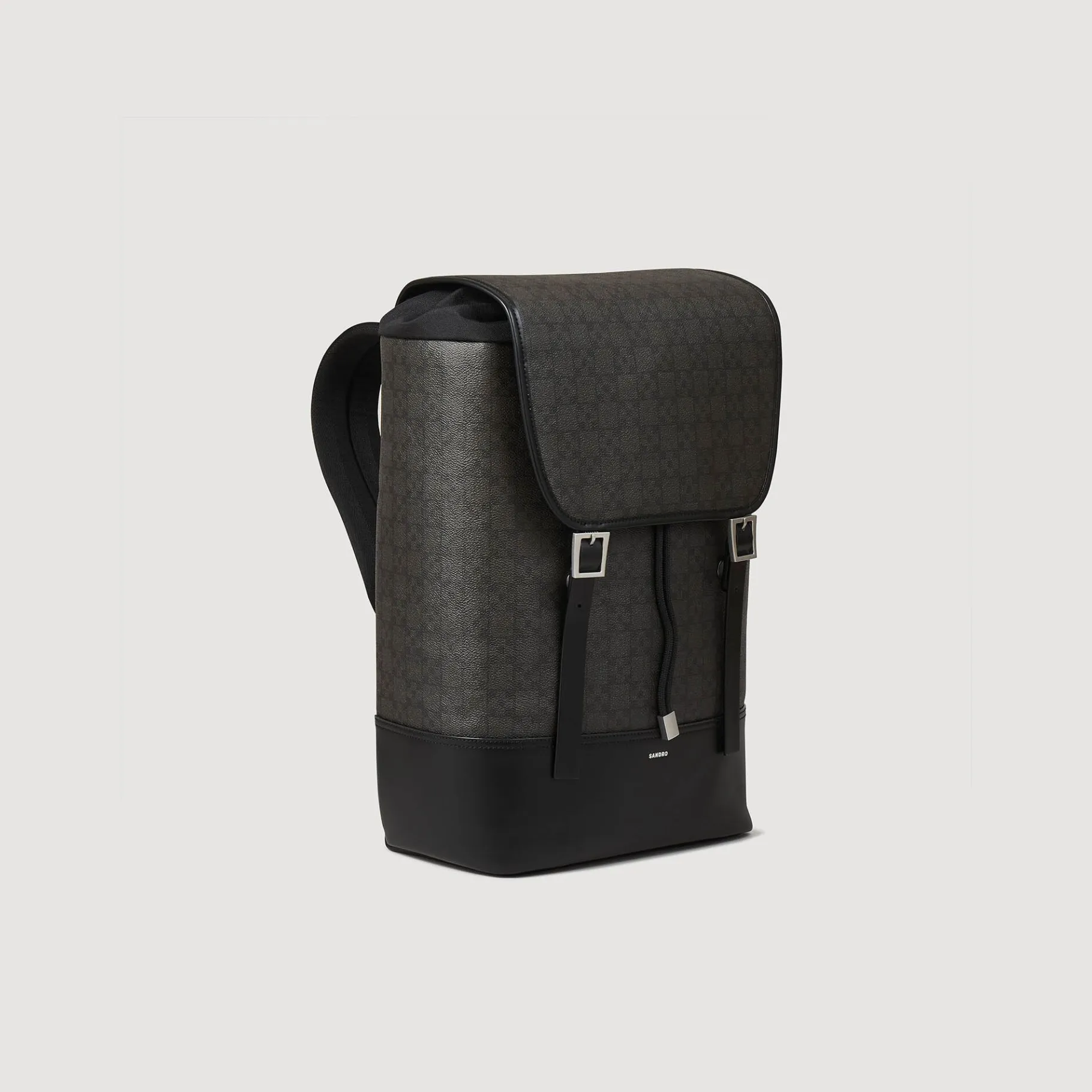 Sandro Paris Mochilas-Mochila De Tecido Impermeavel Com Cruz Quadrada