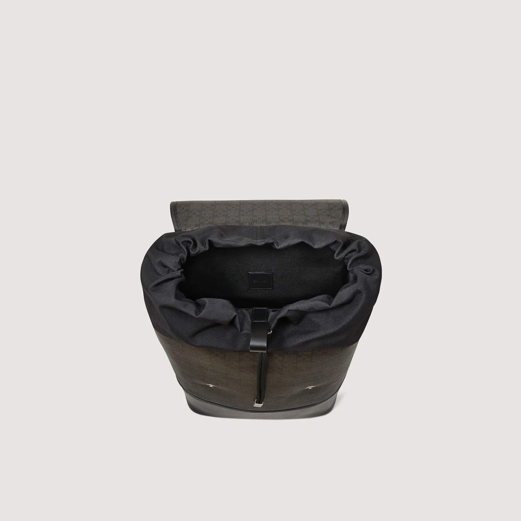 Sandro Paris Mochilas-Mochila De Tecido Impermeavel Com Cruz Quadrada