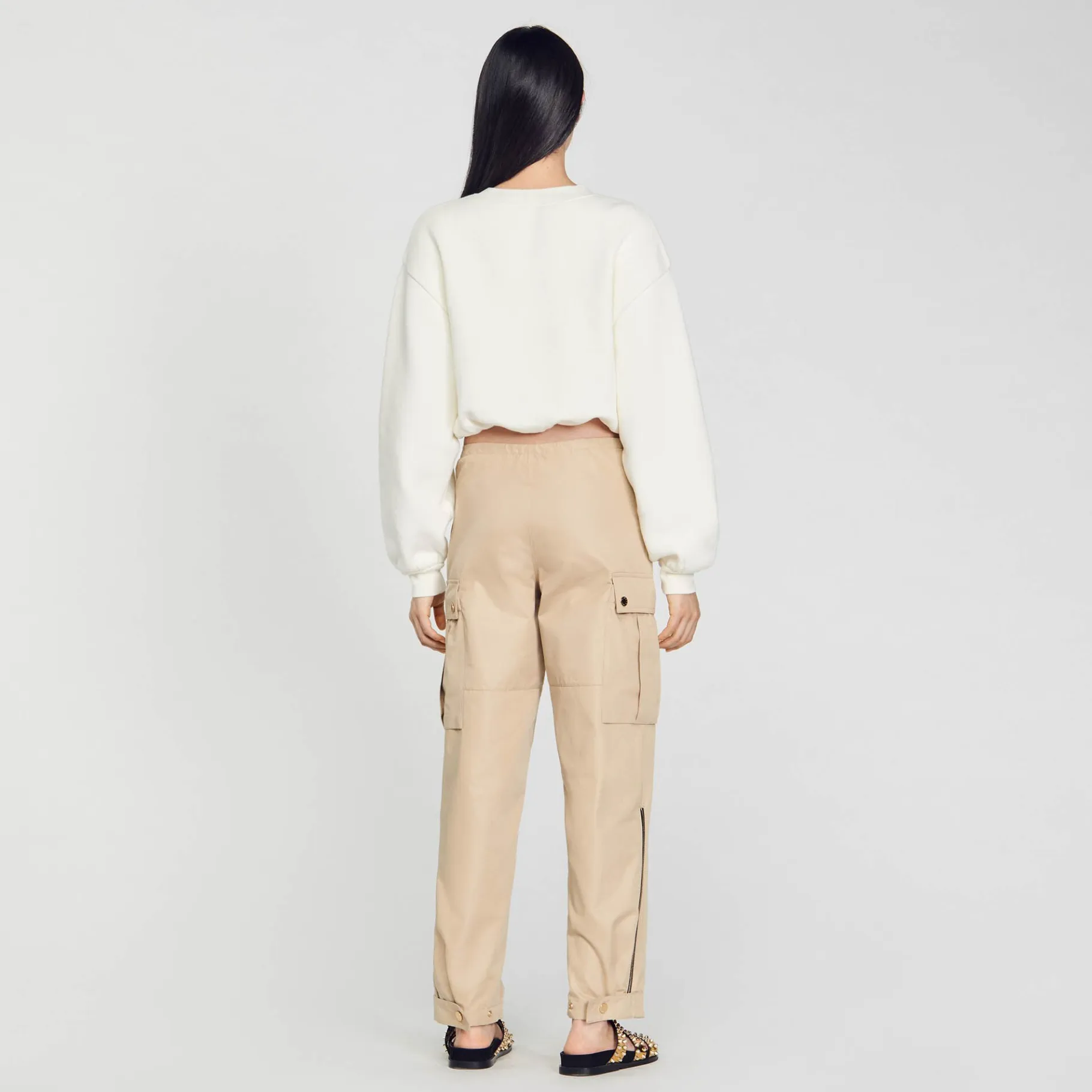 Sandro Paris Moletons-Moletom Recortado