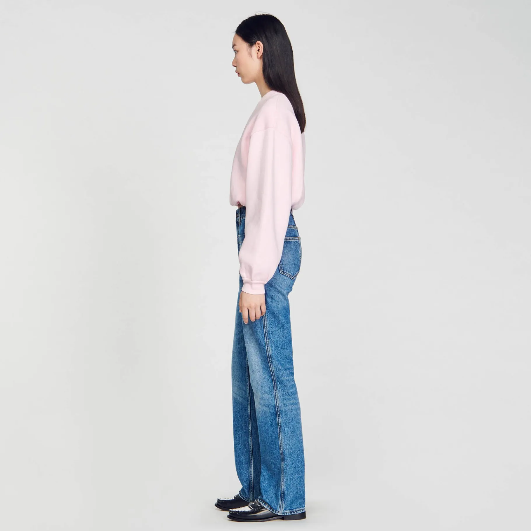 Sandro Paris Moletons-Moletom Recortado