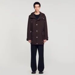 Sandro Paris Casacos E Jaquetas-Parka De Algodao