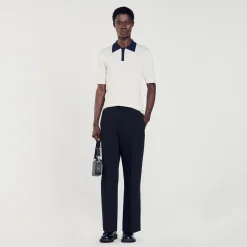 Sandro Paris Camisetas E Pólos-Polo Bicolor