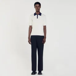 Sandro Paris Camisetas E Pólos-Polo Bicolor