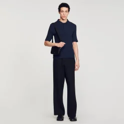 Sandro Paris Camisetas E Pólos-Polo De Algodao