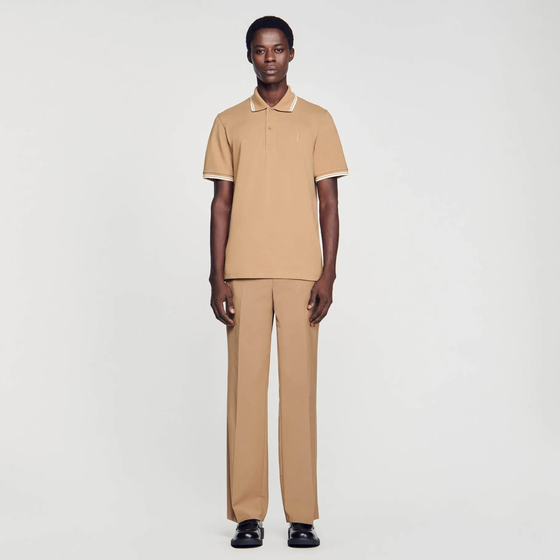 Sandro Paris Camisetas E Pólos-Polo Pique De Algodao