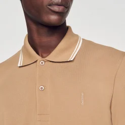 Sandro Paris Camisetas E Pólos-Polo Pique De Algodao