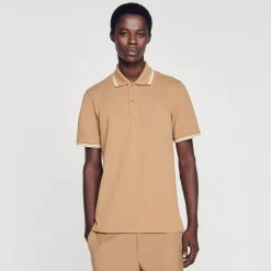 Sandro Paris Camisetas E Pólos-Polo Pique De Algodao