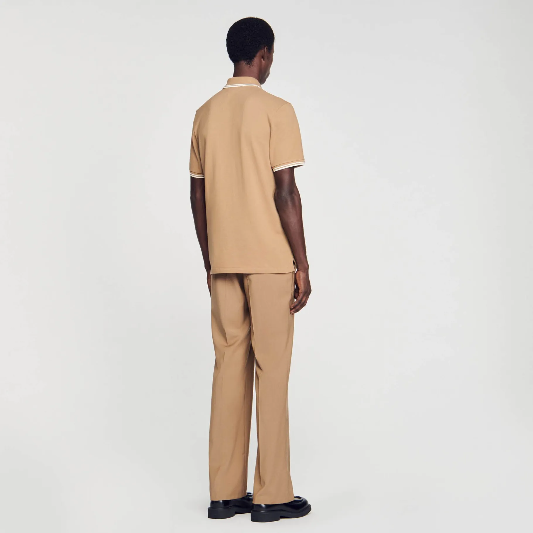 Sandro Paris Camisetas E Pólos-Polo Pique De Algodao