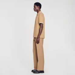 Sandro Paris Camisetas E Pólos-Polo Pique De Algodao