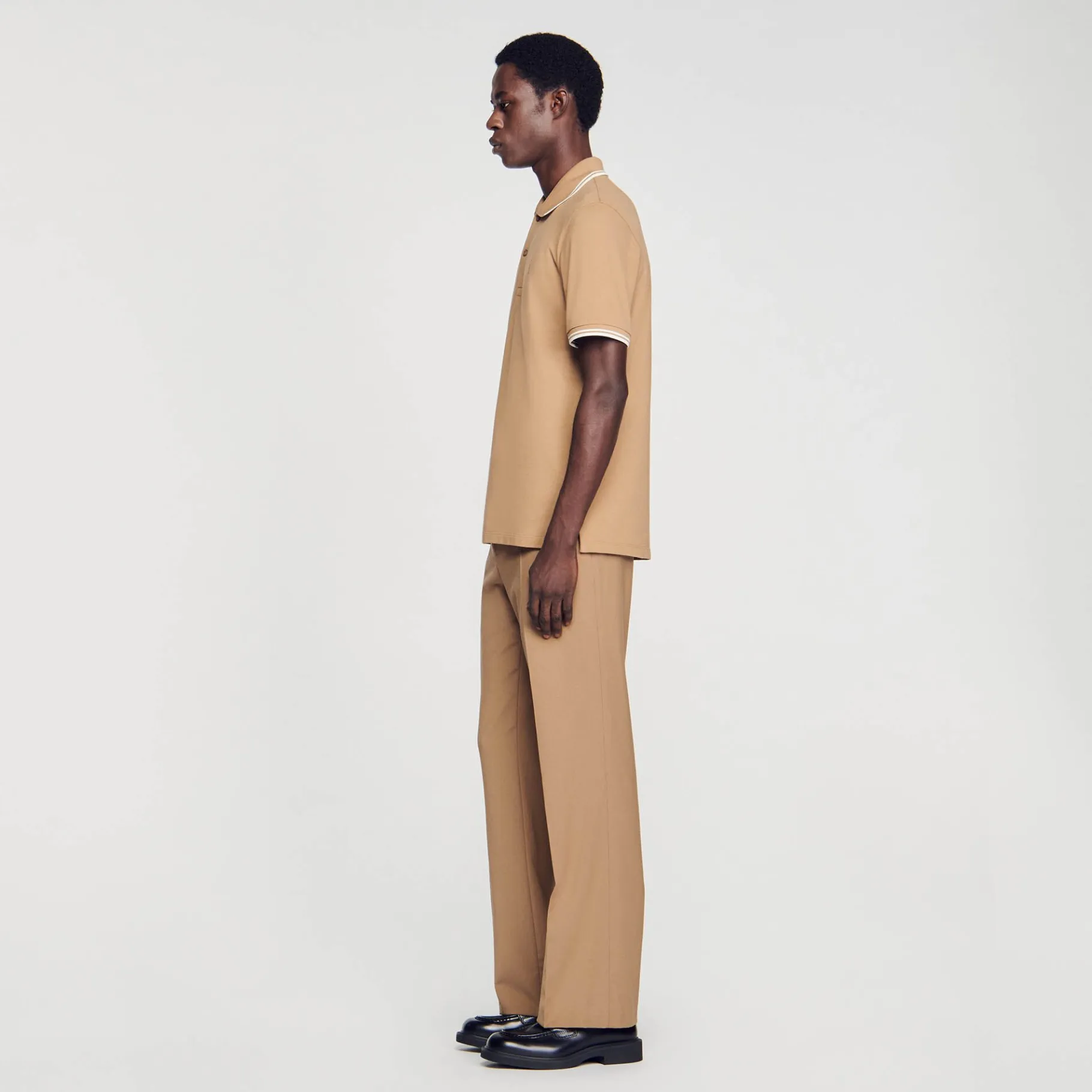 Sandro Paris Camisetas E Pólos-Polo Pique De Algodao