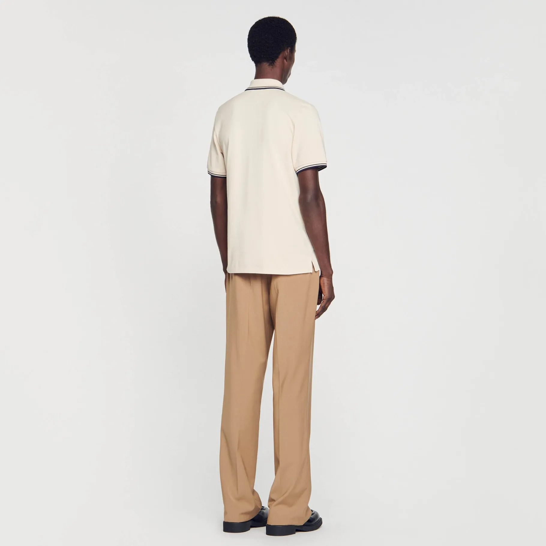 Sandro Paris Camisetas E Pólos-Polo Pique De Algodao