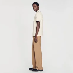 Sandro Paris Camisetas E Pólos-Polo Pique De Algodao