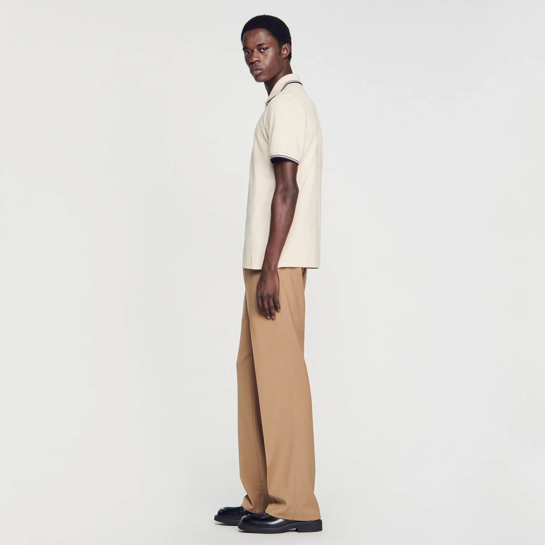 Sandro Paris Camisetas E Pólos-Polo Pique De Algodao