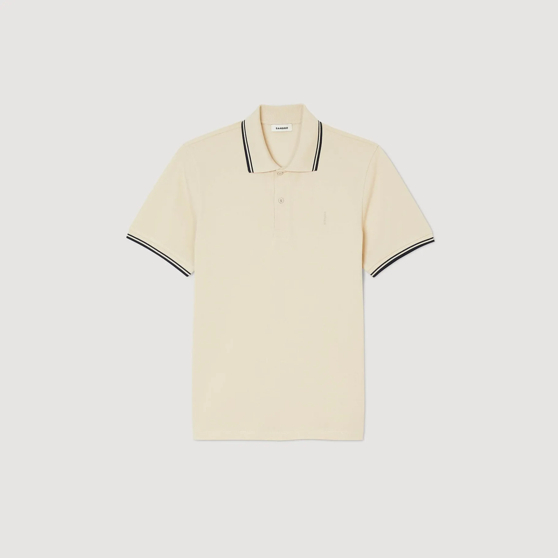 Sandro Paris Camisetas E Pólos-Polo Pique De Algodao