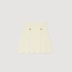 Sandro Paris Saias E Shorts-Saia Curta De Malha