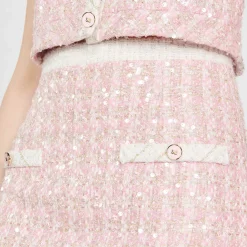 Sandro Paris Conjuntos-Saia Curta De Sarja