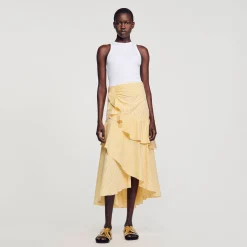 Sandro Paris Saias E Shorts-Saia Longa Assimetrica
