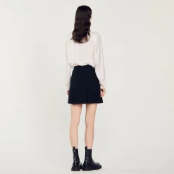 Sandro Paris Conjuntos-Saia Plissada De Tweed