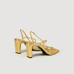 Sandro Paris Sandálias-Sandálias De Couro Com Relevo