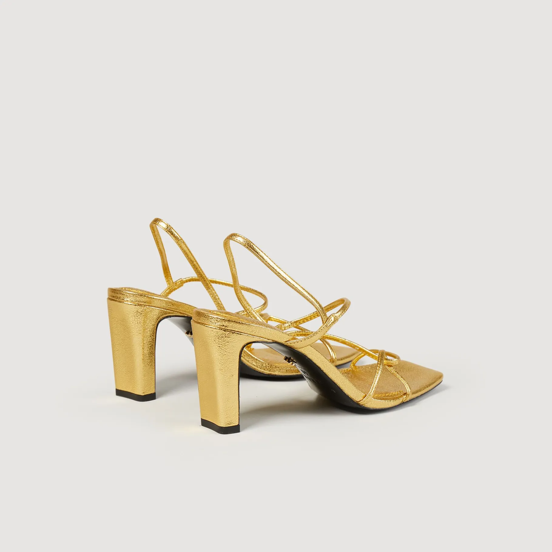 Sandro Paris Sandálias-Sandálias De Couro Com Relevo