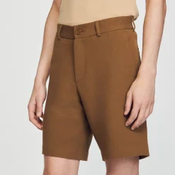 Sandro Paris Calças E Bermudas-Shorts De Algodao