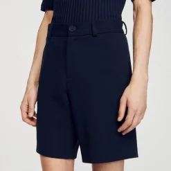 Sandro Paris Calças E Bermudas-Shorts De Algodao