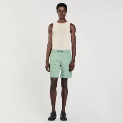 Sandro Paris Calças E Bermudas-Shorts De Algodao