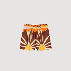 Sandro Paris Conjuntos-Shorts De Cetim Estampado