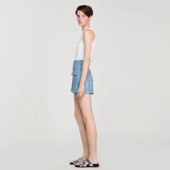 Sandro Paris Conjuntos-Shorts De Tweed