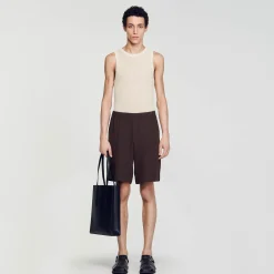 Sandro Paris Calças E Bermudas-Shorts Largos