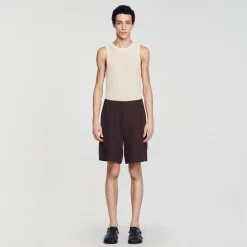Sandro Paris Calças E Bermudas-Shorts Largos