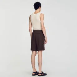 Sandro Paris Calças E Bermudas-Shorts Largos