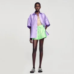 Sandro Paris Conjuntos-Shorts Largos De Cetim