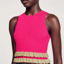 Sandro Paris Suéteres E Cardigans-Sueter Com Babados