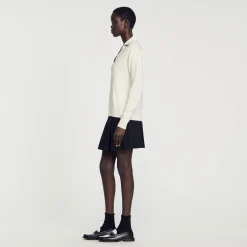 Sandro Paris Suéteres E Cardigans-Sueter Com Gola Polo