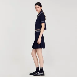 Sandro Paris Suéteres E Cardigans-Sueter Curto Tipo Polo