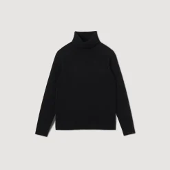 Sandro Paris Suéteres E Coletes-Sueter De Gola Alta De La E Caxemira