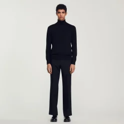 Sandro Paris Suéteres E Coletes-Sueter De La Com Gola Alta