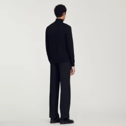 Sandro Paris Suéteres E Coletes-Sueter De La Com Gola Alta