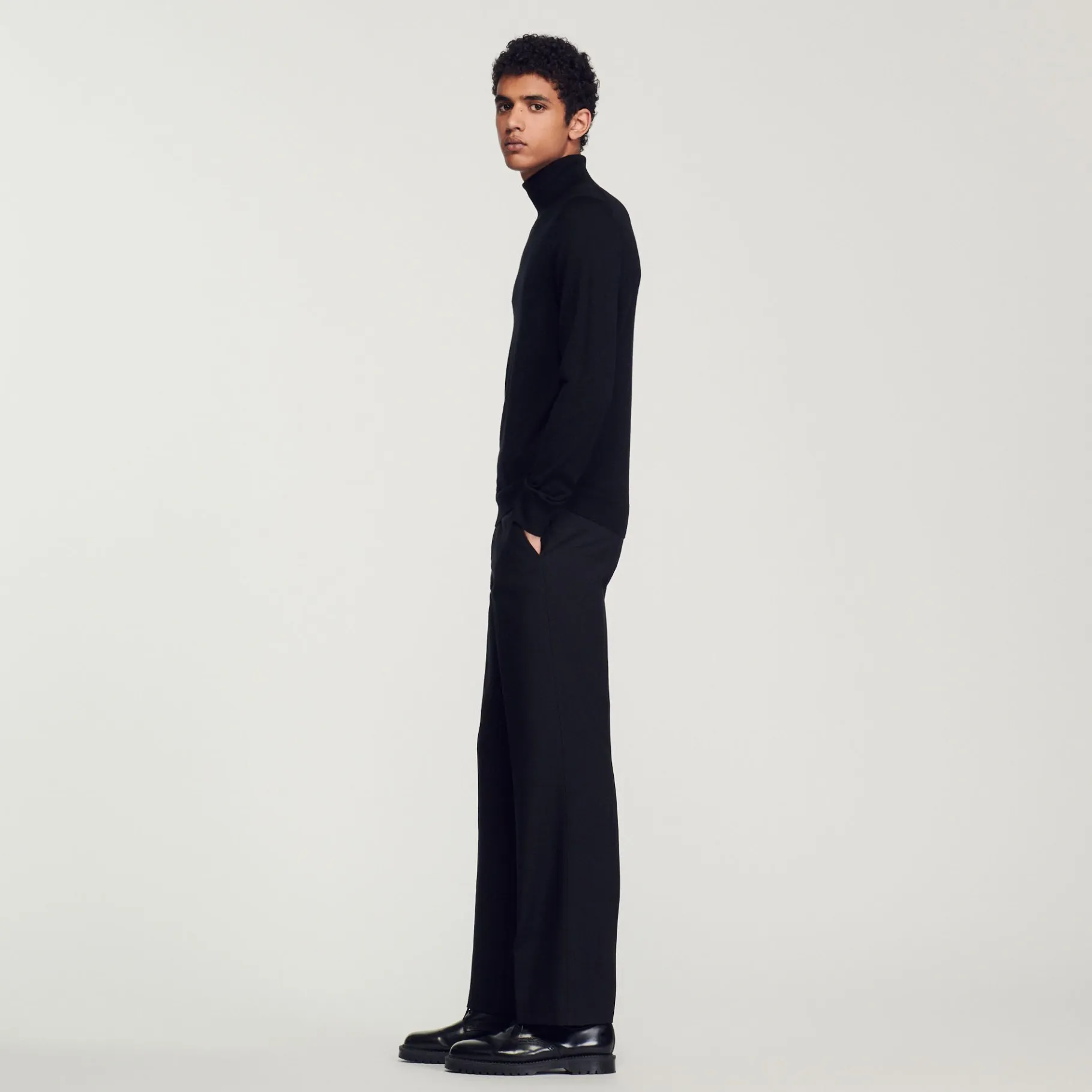 Sandro Paris Suéteres E Coletes-Sueter De La Com Gola Alta