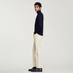 Sandro Paris Suéteres E Coletes-Sueter De La Com Gola Alta