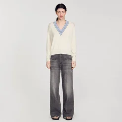 Sandro Paris Suéteres E Cardigans-Sueter De La E Caxemira