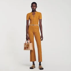 Sandro Paris Conjuntos-Sueter De Malha Brilhante