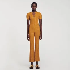 Sandro Paris Conjuntos-Sueter De Malha Brilhante