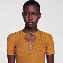 Sandro Paris Conjuntos-Sueter De Malha Brilhante