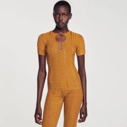 Sandro Paris Conjuntos-Sueter De Malha Brilhante