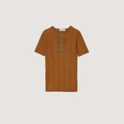 Sandro Paris Conjuntos-Sueter De Malha Brilhante