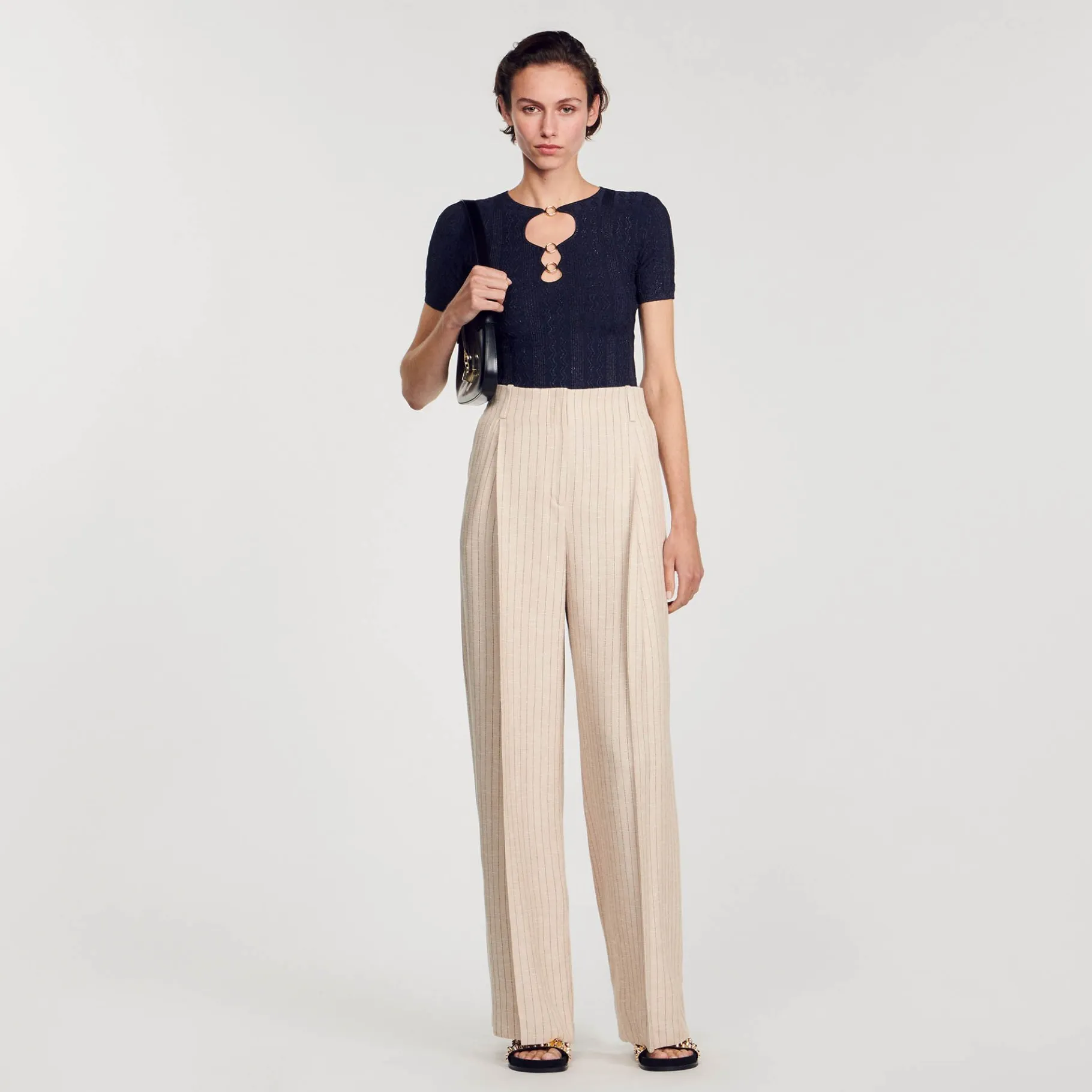 Sandro Paris Conjuntos-Sueter De Malha Brilhante