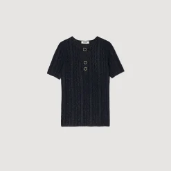 Sandro Paris Conjuntos-Sueter De Malha Brilhante