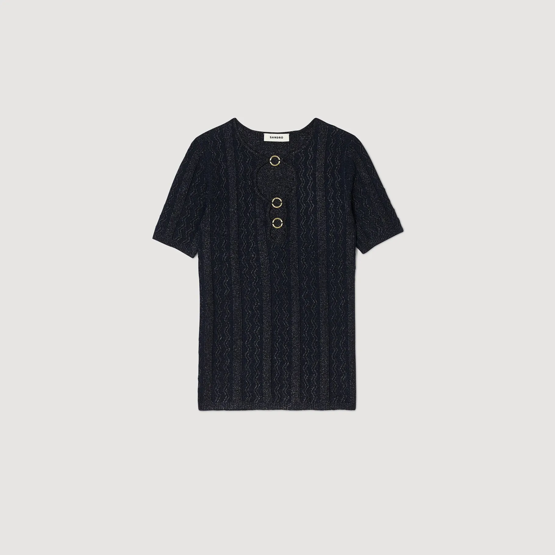 Sandro Paris Conjuntos-Sueter De Malha Brilhante